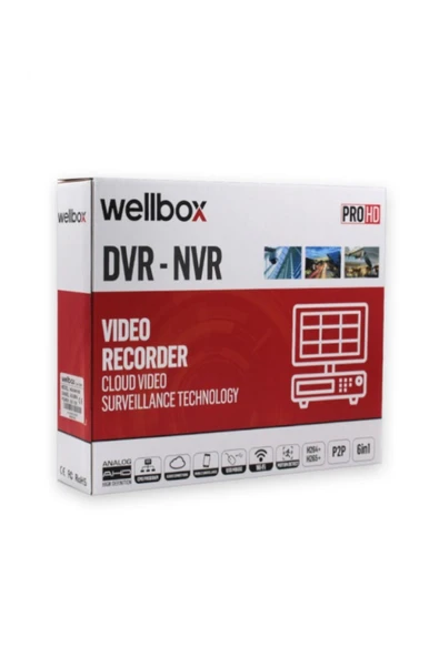 wellbox Dvr Kayıt Cihazı 1080n 16 Kanal 5 In 1 Ahd/CVI/TVI/Analog Güvenlik Kamera Kayıt Cihazı ürün görseli 1