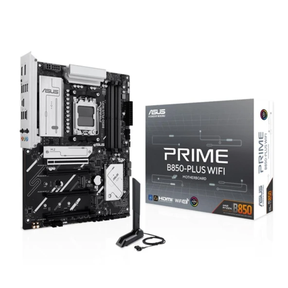 Asus Prime B850-PLUS Wifi AMD DDR5 M.2 DP/HDMI PCI 5.0 AM5 Anakart ürün görseli 1