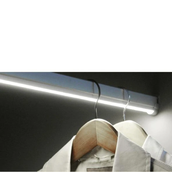 Gürçay Led Işıklı Dolap İçi Askı Borusu Pilli 121-150 cm ürün görseli 1