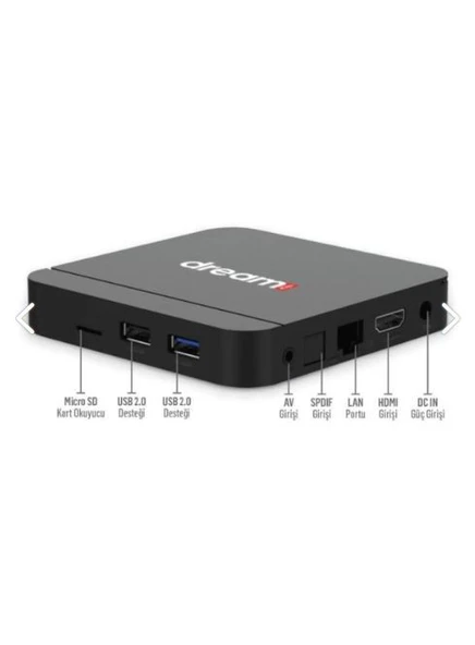 Dreamstar i6 Plus 64 GB 6K Android TV Box - Resim 2