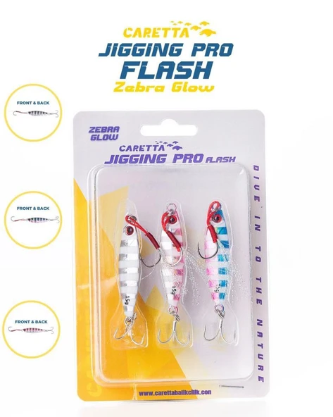 Caretta Jigging Pro Flash Jig Yem 40 Gr - Resim 6