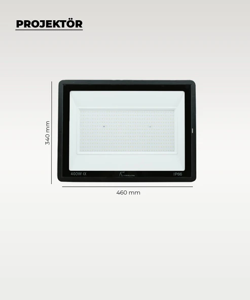 400W Led Projektör 3200K Sarı Işık - Resim 2
