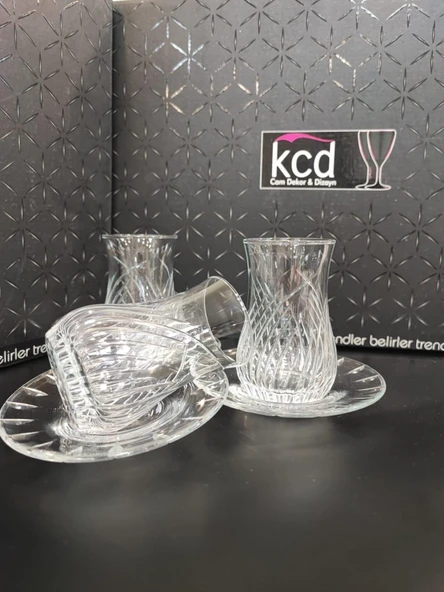 Kcd 3858S 6 Kişilik 12 Parça Çay Seti ürün görseli 1
