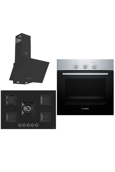 Bosch & Ferre Large Apiralla 3 lü Ankastre Set ( HBF011BR0T - SS035 - D086 ) 75 cm Ocak ürün görseli 1
