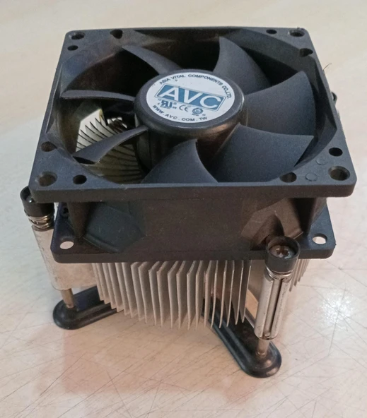 AVC 80X25  775 PİN CPU FAN (KASALARDAN ÇIKMA-GÜÇLÜ FAN) ürün görseli 1