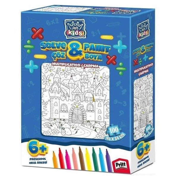Art Kids Çöz Boya / Çarpma 5848 ürün görseli 1