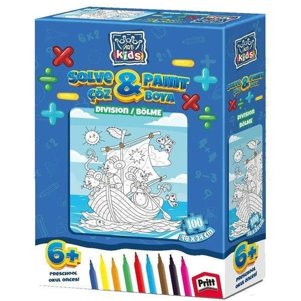 Art Kids Çöz Boya / Bölme 5849 ürün görseli 1