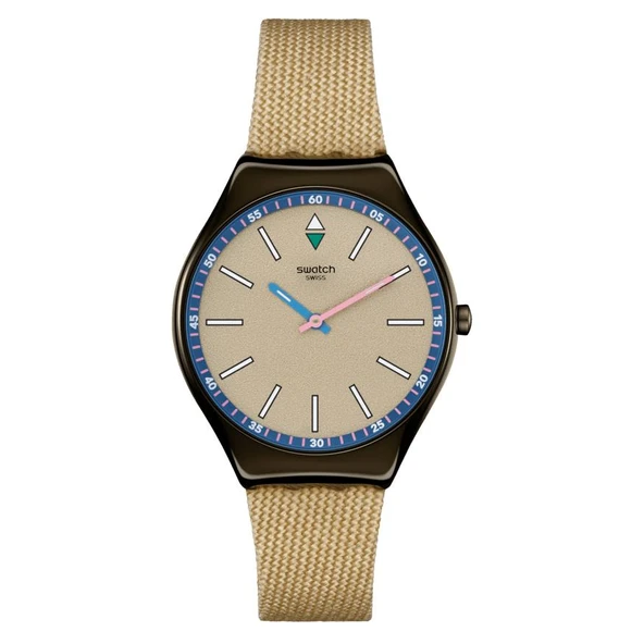 SYXM100 Swatch Sunbaked Sandstone Unisex Kol Saati ürün görseli 1