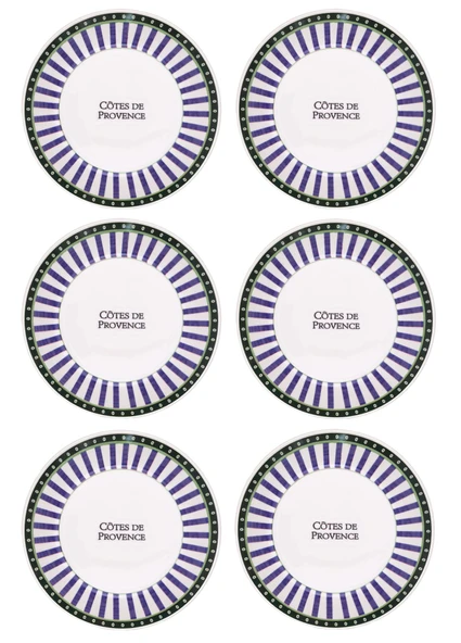 The Mia Provence Yemek Tabağı 6lı Set 20 cm ürün görseli 1