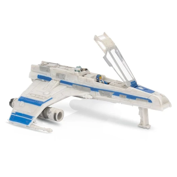 Star Wars E-Wing Araç ve Mikro Figür Set SWJ0147 - Resim 2