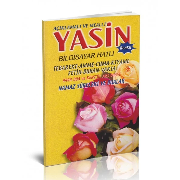 10 Adet Orta Boy Ekonomik Yasin  Karton Kapak, Renkli Baskı ürün görseli 1