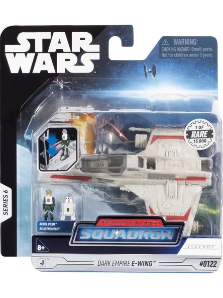 Star Wars Dark Empire E-Wing Araç ve Mikro Figür Set - Resim 2