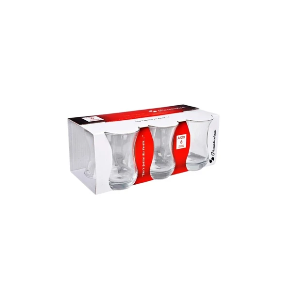 Paşabahçe Aida 62511 6'lı Çay Bardağı ürün görseli 1