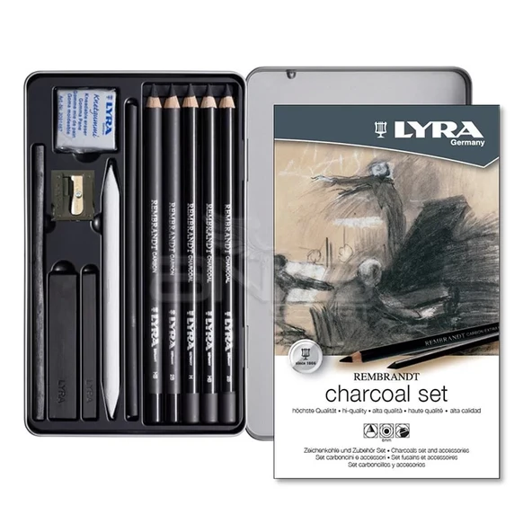 Lyra Charcoal Set 12 Parça 2051112 ürün görseli 1