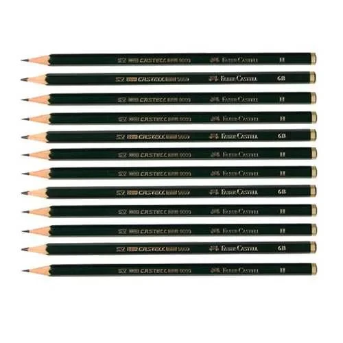 Faber Castell 9000 Dereceli Kalem (Çizim-Eskiz Kalem) ürün görseli 1