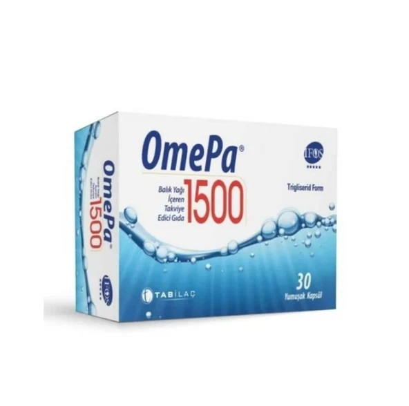 Omepa Balık Yağı 1500 mg 30 Yumuşak Kapsül ürün görseli 1