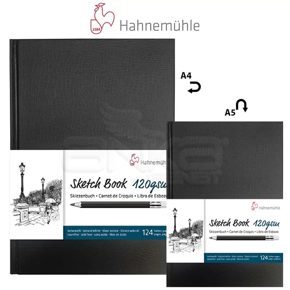 Hahnemühle Sketch Book 120g 64 Yaprak ürün görseli 1