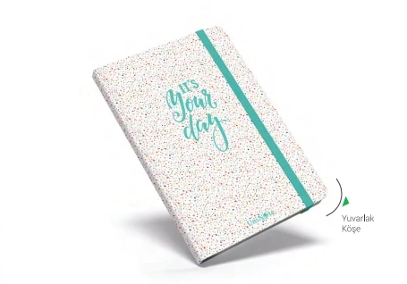 ÇINAR UNİ-NOTE YOUR DAY LASTİKLİ SPİRALLİ SERT KAPAK DEFTER 17x24 ÇİZGİLİ 120 YAPRAK (55184) ürün görseli 1