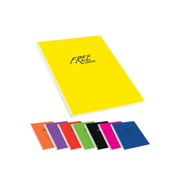 KESKİN FREE SPİRALLİ DEFTER A4 KARELİ 40 YAPRAK (320392) ürün görseli 1