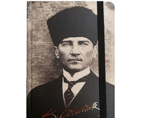 GIPTA ATATÜRK SPİRALLİ SERT KAPAK DEFTER 13x21 ÇİZGİLİ 120 YAPRAK (3323) ürün görseli 1