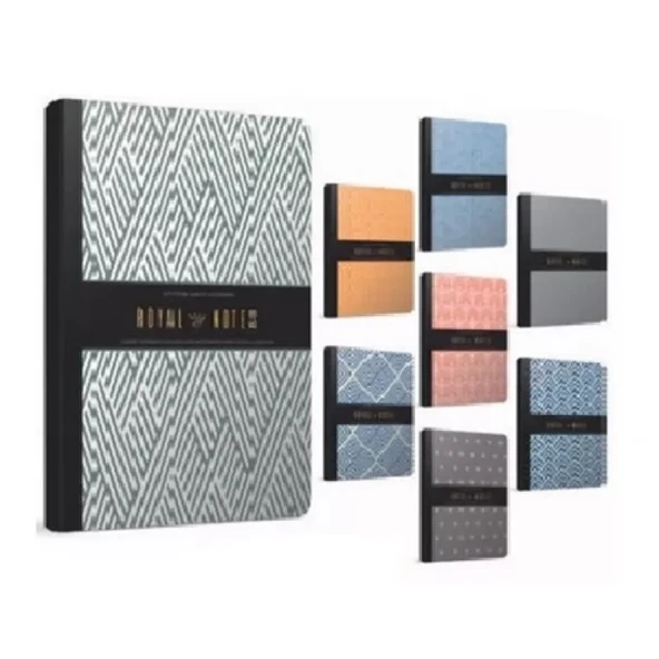 GIPTA ROYAL NOTES SERT KAPAK DEFTER 17x24 KARELİ 120 YAPRAK (4642) ürün görseli 1