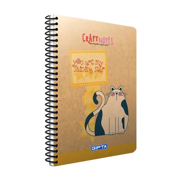 GIPTA CRAFT SPİRALLİ DEFTER A4 KARELİ 100 YAPRAK (1776) ürün görseli 1