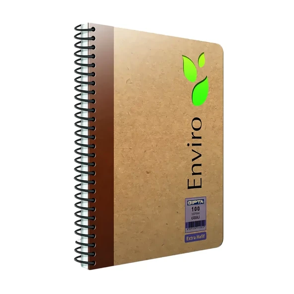 GIPTA ENVİRO SPİRALLİ DEFTER A4 ÇİZGİLİ 100 YAPRAK (1791) ürün görseli 1