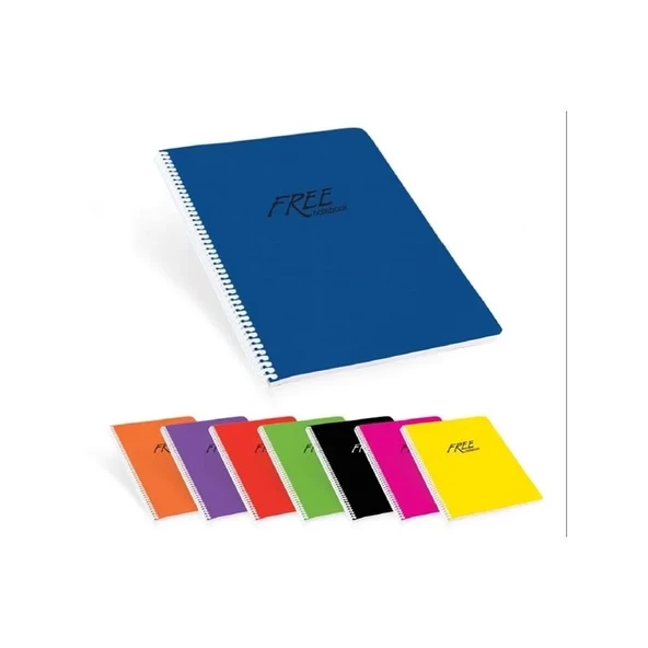 KESKİN FREE SPİRALLİ DEFTER A4 ÇİZGİLİ 120 YAPRAK (320451) ürün görseli 1