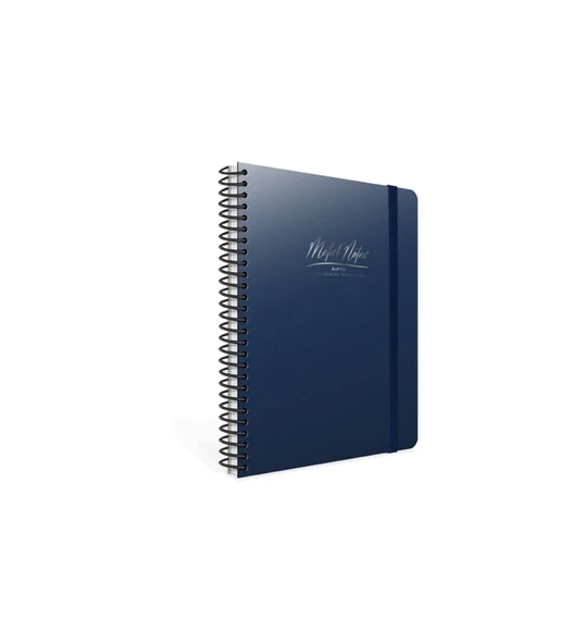 GIPTA METAL NOTES SPİRALLİ DEFTER A4 KARELİ 80 YAPRAK (4470) ürün görseli 1