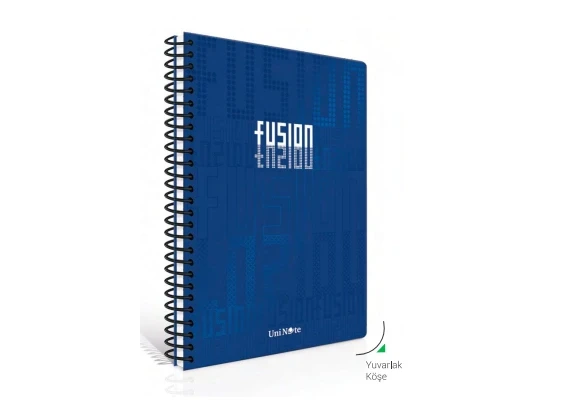 ÇINAR FUSİON SPİRALLİ SERT KAPAK DEFTER A4 ÇİZGİLİ 100 YAPRAK (55256) ürün görseli 1