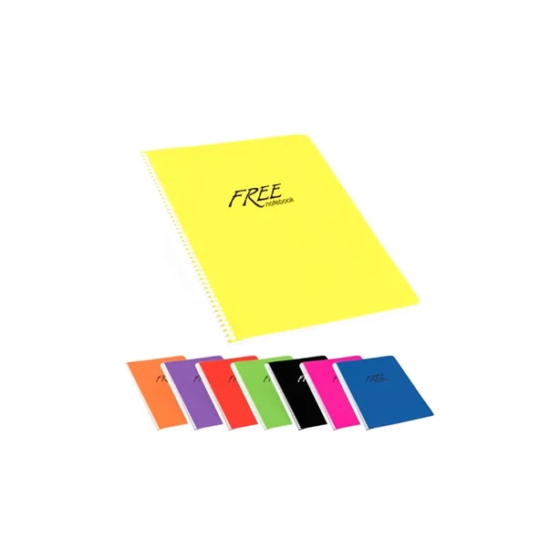 KESKİN FREE SPİRALLİ DEFTER A5 KARELİ 60 YAPRAK (450102) ürün görseli 1