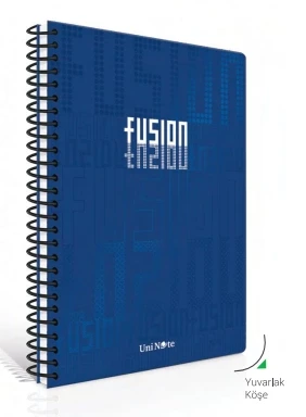 ÇINAR FUSİON SPİRALLİ SERT KAPAK DEFTER 17x24 KARELİ 100 YAPRAK (55135) ürün görseli 1