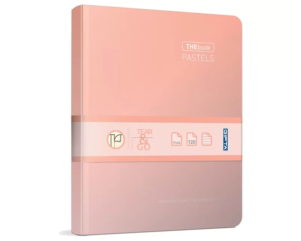 GIPTA THE BOOK PASTELS SERT KAPAK DEFTER 20x28 ÇİZGİLİ 120 YAPRAK (3302) ürün görseli 1