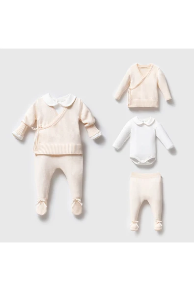 Nipperland KIZ BEBEK KRUVAZE BODY-CEKET-PANTOLON TAKIM ürün görseli 1