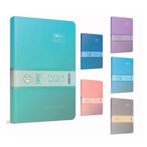 GIPTA THE BOOK PASTELS SERT KAPAK DEFTER 20x28 ÇİZGİLİ 200 YAPRAK (3304) ürün görseli 1
