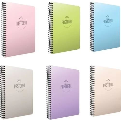 GIPTA PASTORAL SPİRALLİ PLASTİK KAPAK DEFTER A4 KARELİ 160 YAPRAK (5553) ürün görseli 1