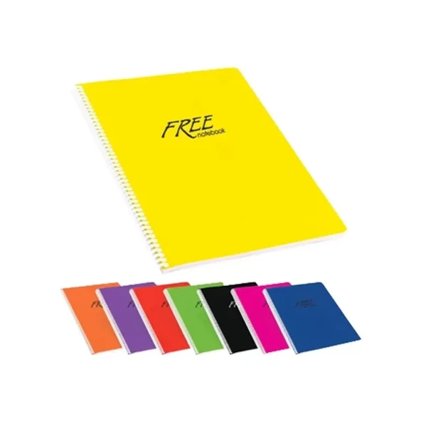 KESKİN FREE SPİRALLİ DEFTER A4 ÇİZGİLİ 40 YAPRAK (320391) ürün görseli 1