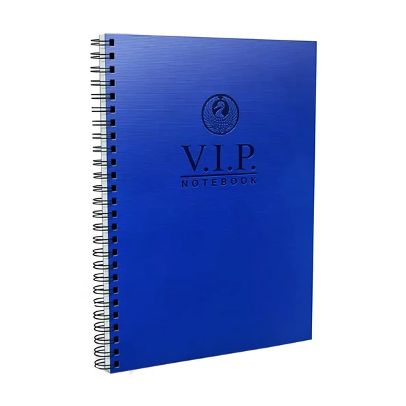 GIPTA VİP SPİRALLİ DERİ KAPAK DEFTER 17x24 ÇİZGİLİ 140 YAPRAK (1082) ürün görseli 1