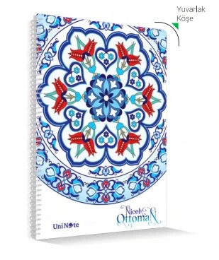 ÇINAR NİCEA OTTOMAN SPİRALLİ DEFTER A4 ÇİZGİLİ 96 YAPRAK (71710) ürün görseli 1