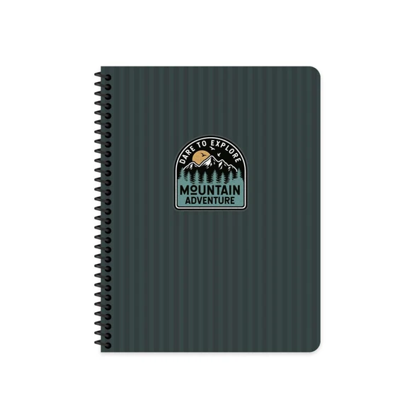 KESKİN OUTDOOR SPİRALLİ SERT KAPAK DEFTER 17x24 ÇİZGİLİ 80 YAPRAK MAVİ (411003) ürün görseli 1