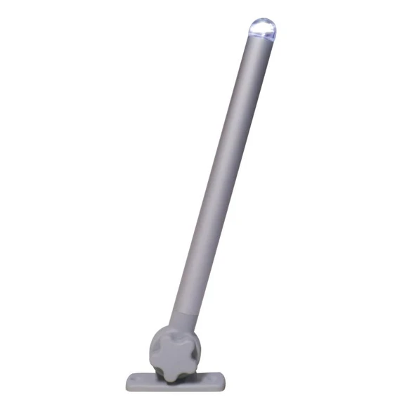 MICRO LED Işıklı Direk Katlanır 60cm, Beyaz Işık,Gri ürün görseli 1