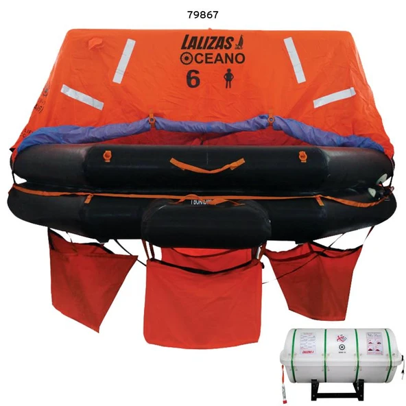 LALIZAS Cansalı SOLAS OCEANO,Throw-overboard Type,12 prs,kanister (A) ürün görseli 1