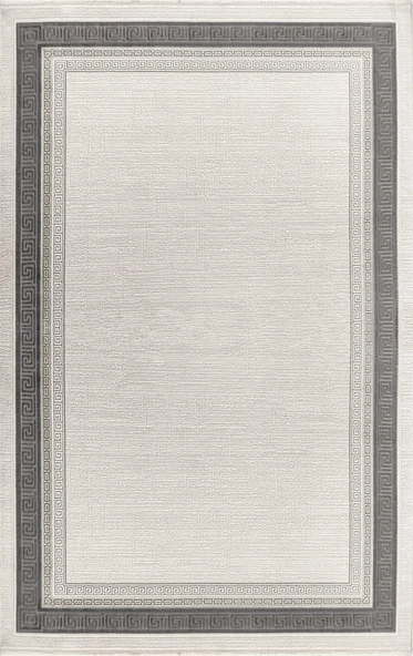 Gabardin Halı Jade 7018 Gri Serisi Triko Akrilik Salon Oturma Yatak Odası Halısı ürün görseli 1