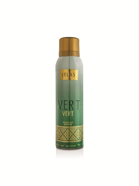 LELAS Vert Unisex Deodorant 150 ML – Meyveli Odunsu Parfümlü Koku Spreyi – 1170 ürün görseli 1