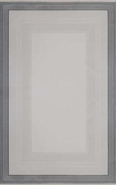 Gabardin Halı Jade 7019 Gri Serisi Triko Akrilik Salon Oturma Yatak Odası Halısı ürün görseli 1