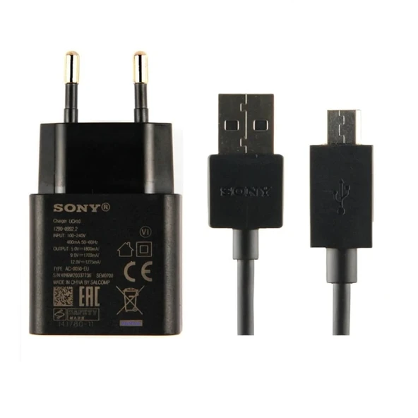 Sony Xperia Z3 D6603 Şarj Aleti Ve Data Kablosu Uch10 Micro Usb ürün görseli 1
