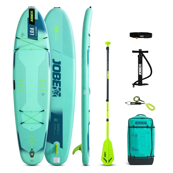 PTTAVM: Jobe Aero Loa Sup Board Seti 11.6 Yeşil 350X86X15 Cm