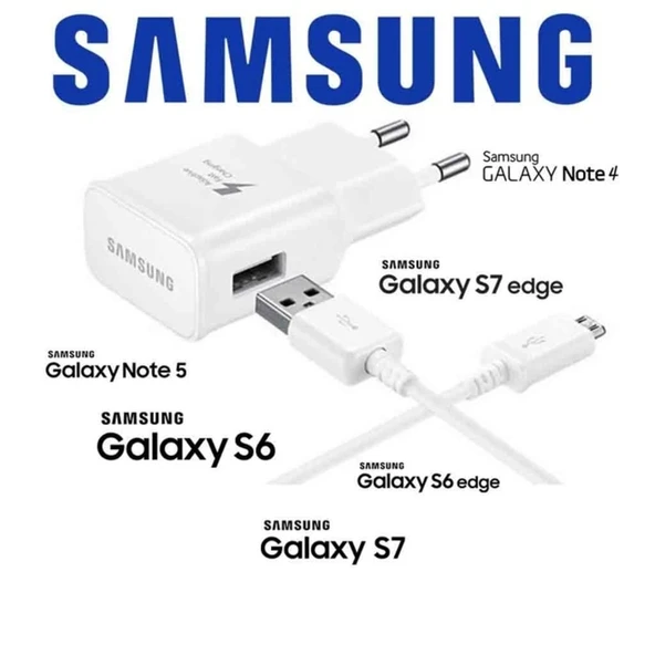 Samsung S6 S7 Edge Note 4 Note 5 Hızlı Şarj Cihazı Şarj Aleti ürün görseli 1