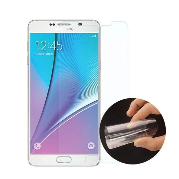 Samsung Note 5 Uyumlu Ekran Koruyucu Nano Esnek Micro Kırılmaz Cam Ekran Koruyucu ürün görseli 1