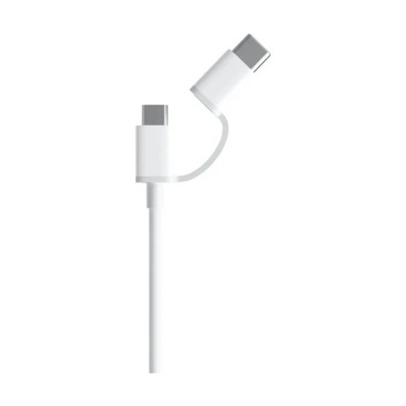 2 In 1 Usb Kablo Micro Usb Ve Usb C (Type C - 100 Cm) - Resim 2